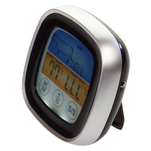 Электронный термометр для мяса Supretto с ЖК дисплеем Серебро (5982-0001) в Одессе