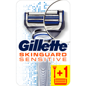 Станок для бритья мужской (Бритва) Gillette SkinGuard Sensitive с 2 сменными картриджами (7702018486342) в Одессе