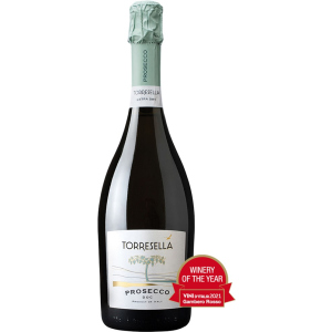 Ігристе вино Torresella Prosecco Extra-Dry DOC біле екстра сухе 0.75 л 11% (8007155000758) ТОП в Одесі