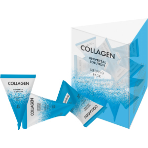 Маска для обличчя J:ON Колаген Collagen Universal Solution Sleeping Pack 20 шт x 5 г (8802929007038) ТОП в Одесі