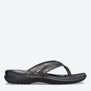 В'єтнамки Crocs Jibbitz Capri Strappy Flip 205478-060-W6 36-37 22.9 см Чорні (191448310056) ТОП в Одесі