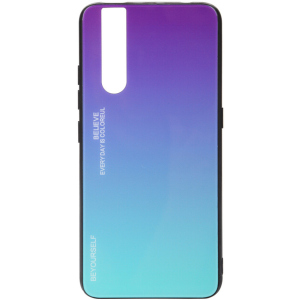 Панель BeCover Gradient Glass для Vivo V15 Pro Purple-Blue краща модель в Одесі