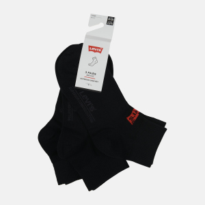 Набор носков Levi's 903051001-884 35-38 3 пары Jet Black (8720245101141) лучшая модель в Одессе