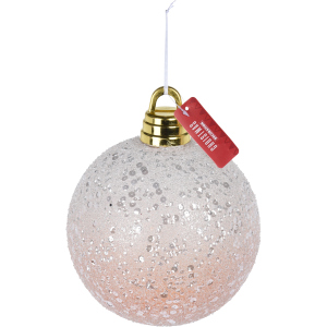 Ялинкова куля Christmas Decoration 20 см (CAA724990_glitter) краща модель в Одесі