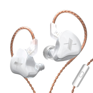 Наушники KZ ZS5 (EDX) с микрофоном white ТОП в Одессе