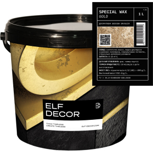 Декоративний віск Elf DecorSpecial Wax 1л Gold (mba1d124w) краща модель в Одесі