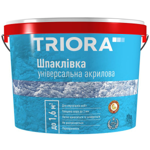 Шпаклевка универсальная TRIORA Акриловая 16 кг Белая (4823048020344)