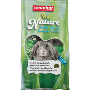 Беззерновий корм для кроликів Beaphar Nature Rabbit з тимофіївкою 1.25 кг (8711231101696) краща модель в Одесі