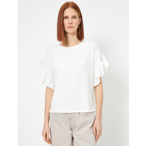 Блузка Koton 0YAK13337EK-001 XL Off White (8682263752388) рейтинг