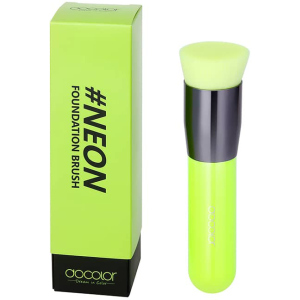 хорошая модель Кисть для тональной основы Docolor Neon Green DO-N10 (6971651822904)