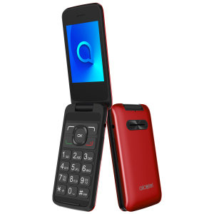 Мобильный телефон Alcatel 3025 Single SIM Metallic Red (3025X-2DALUA1) лучшая модель в Одессе