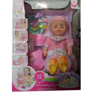 Інтерактивна лялька Qunxing Toys Пупс з аксесуарами (8262) (4812501172850) краща модель в Одесі