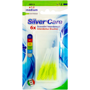 Міжзубні йоржи Silver Care 6 шт середні (8009315041243) в Одесі