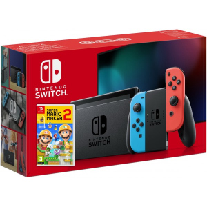 Nintendo Switch Neon Blue-Red (Upgraded version) + Игра Super Mario Maker 2 (русская версия) в Одессе