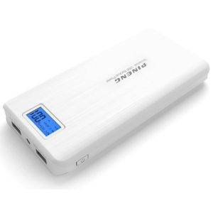 Портативная Универсальная батарея Power Bank PINENG PN999 20000 mAh Белый лучшая модель в Одессе