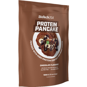 Замінник живлення BioTech Protein Pancake 1000 г Шоколад (5999076236206) краща модель в Одесі