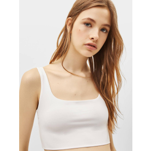 Топ Bershka 3198256250-ACTS M Белый (3000003303440) рейтинг