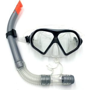 Набор для плавания (маска и трубка) Newt DOLphin VORtex NE-SW-95-GR Серый (2000000017150)