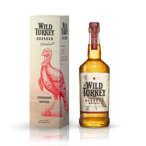 Бурбон Wild Turkey до 8 лет выдержки 0.7 л 40.5% в подарочной коробке (4820180020270) в Одессе