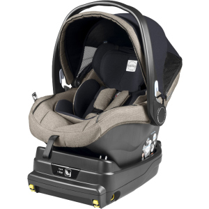 Автокрісло Peg-Perego Primo Viaggio i-Size з базою Luxe Ecru Бежеве (IMSZ000000BA36DX51) (8005475392751) краща модель в Одесі