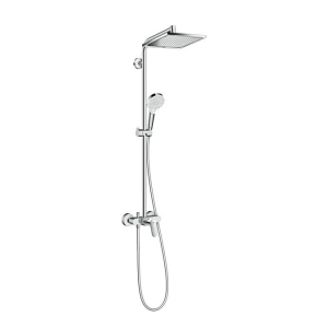 Душевая система Hansgrohe Crometta E 240 1jet Showerpipe 27284000 (55108) надежный