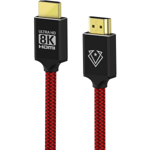 Кабель Vertux VertuLink-150 HDMI 2.1 UltraHD-8K HDR eARC 1.5 м Bloodyred (vertulink-150.bloodyred) ТОП в Одесі