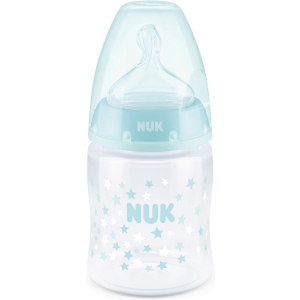 Пляшечка для годування NUK First Choice Plus з силіконовою соскою 150 мл М'ятна (4008600400493) в Одесі