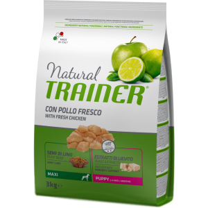 хороша модель Сухий корм Trainer Natural Super Puppy Maxi для цуценят великих порід до 8 місяців 3 кг (8015699006921)