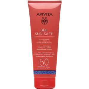 хороша модель Сонцезахисне молочко для обличчя та тіла Apivita Bee Sun Safe SPF50 200 мл (5201279080235)