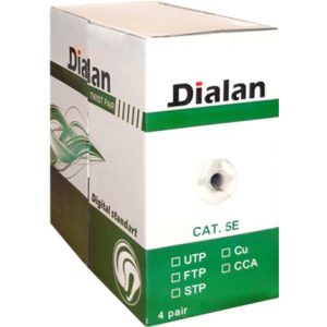 Кабель Dialan КПВЕ 4х2х0.50 мм² (FTP-cat.5E) 305 м (10554) в Одесі