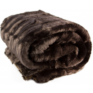 Плед LIFETIME Furry blanket Коричневий 120x150 см (871125227910-1 brown) краща модель в Одесі