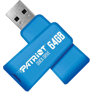 Patriot Color Quickdrives 64GB USB 3.1 Blue (PSF64GQDBL3USB) в Одесі