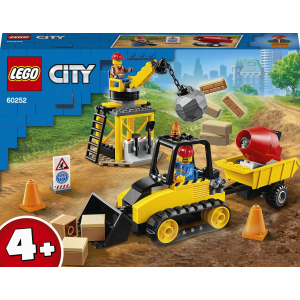 Конструктор LEGO City Great Vehicles Будівельний бульдозер 126 деталей (60252) ТОП в Одесі