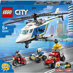 Конструктор LEGO City Police Погоня на поліцейському вертольоті 212 деталей (60243) надійний