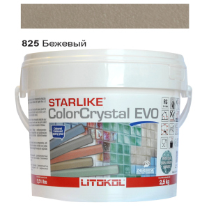 Эпоксидная затирка Litokol Starlike EVO ColorCrystal 825 Бежевый Хамелеон 2,5кг ТОП в Одессе