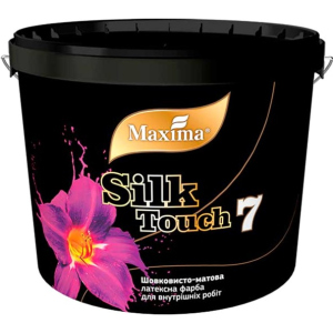 Шовковисто-матова латексна фарба "Silk Touch 7" Maxima 3.5 кг (4823083307868) краща модель в Одесі