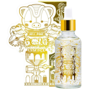 Есенція для обличчя Elizavecca Milky Piggy Hell-Pore Gold Essence з частинками 24к золота 50 мл (8809624500086) краща модель в Одесі