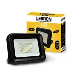 LED прожектор Lebron LF, 30W, LED, 2400Lm, 6200К (4748) ТОП в Одесі