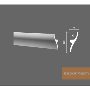 Карниз Европласт 1.50.229 (120x48)мм в Одессе