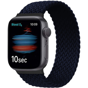 Ремешок Promate Fusion-40M для Apple Watch 38-40 мм 1/2/3/4/5/6/SE Charcoal (fusion-40m.charcoal) ТОП в Одессе