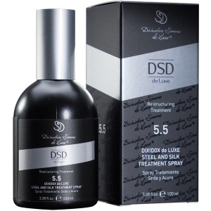 Відновлюючий спрей DSD de Luxe 5.5 Steel and Silk Treatment Spray для дбайливого та глибокого догляду за шкірою голови та волоссям 100 мл (8437011863140)