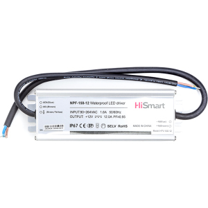 Блок питания HiSmart 12V 125A 150W PFC IP67 (NPF-150-12)