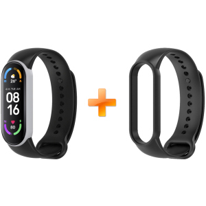 Xiaomi Mi Band 6 MiJobs Dual Color Black/Grey (MJ6-DSS002BG) краща модель в Одесі