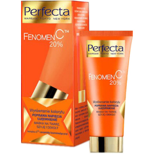 Маска для лица и шеи Perfecta Fenomen C 20% Booster Mask 60 мл (5900525044327) ТОП в Одессе