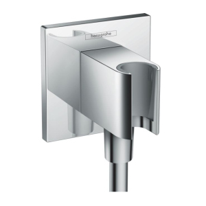 Шлангове приєднання для душу Hansgrohe Fixfit Porter Square, хром (26486000)