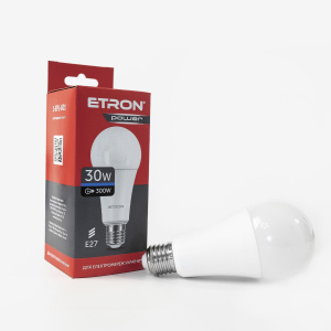 LED лампа ETRON Power Light 1-EPL-801 A67 30W 6500K E27 краща модель в Одесі