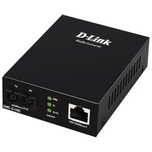 Медиаконвертер D-Link DMC-G10SC 1xGE, 1x1000BaseLX, SM, 10км, SC лучшая модель в Одессе