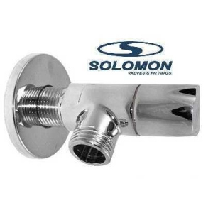 купить Кран полуоборотный угловой 1/2"х3/4" 9081 Solomon (000005973)