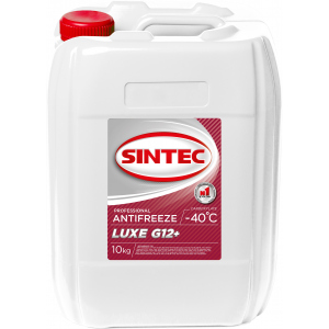 хороша модель Антифриз Sintec LUX G12+ -40°C 10 кг Червоний (756665)