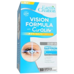 Добавка для зору Earths Creation CurQLife Vision Formula 60 капсул (608786002340)